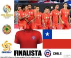Чили, второй Финалист Кубок Америки Centennial 2016, победив Колумбии